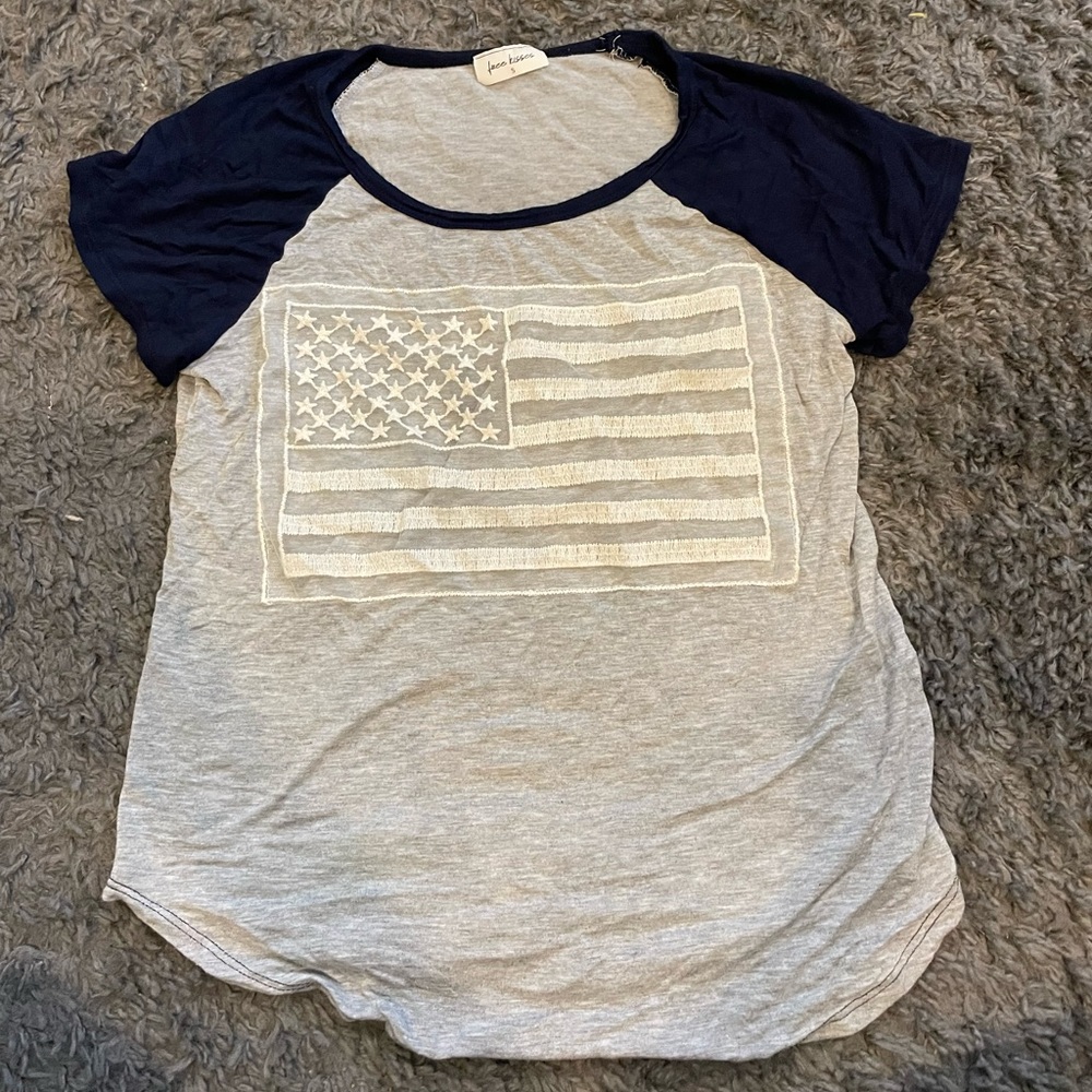 American flag shirt juniors